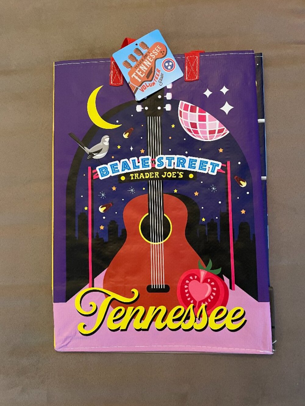Trader Joe's TJs LIMITED EDITION TN Tote - TENNESSEE State Bag